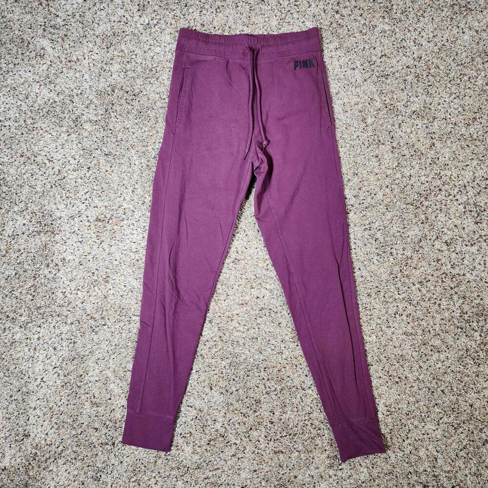 Victoria’s Secret PINK Sweatpants Womens Size Medium Purple Joggers Pants